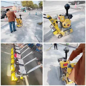 Multiple Models of Road Marking Removal Machines Are Available. Asphalt Pavement Old Marking Removal Machines, Paint Marking Grinding Machines thumbnail-4