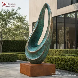 Corten Steel Outdoor Sculpture thumbnail-2