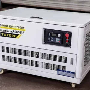 Silent 20kw/40kw Four-cylinder Water-cooled Gasoline Generator for Rural Health Centers thumbnail-3