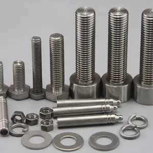 Titanium Fasteners Manufacturer Supplier, Gr5 Hex Head Bolt Kit OEM ODM Export thumbnail-3