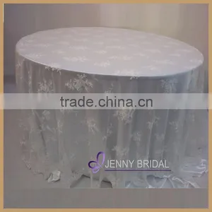 TL002B Well-made Popular and Hotsale Round Lace Wedding Cheap Table Overlay thumbnail-3