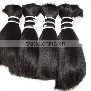 Raw Unprocessed Virgin Indian Hair Virgin Hair Bulk thumbnail-1