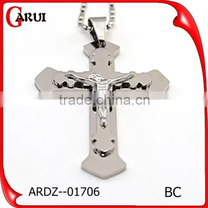 New Products 2016 Stainless Steel Cross Pendant Christian Cross Pendants thumbnail-4