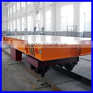 Electrical Flat Car With Rail 20t for Industry Transportation thumbnail-1