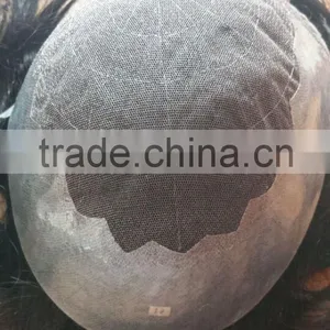 For Black Women Super Thin Skin Toupee Natural Human Hair Womens Toupee Real Hair Toupee thumbnail-4