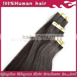 6A100% Human Hair High Quality Popular Cheap Wholesale 2.5g/piece 24" Tape in Hair Extension thumbnail-2
