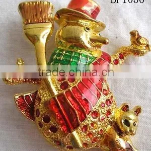 CHRISTMAS SANTA BROOCH thumbnail-1