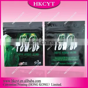 5.0Tow up Zipper Bags/ Herbal Incense Packaging Bags thumbnail-1