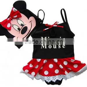 2015 Fashion Kids Swimsuit Lovely Mickey and Minnie Designs for Girls and Boys. Kids Swimwear,chidlren Swimsuit thumbnail-3