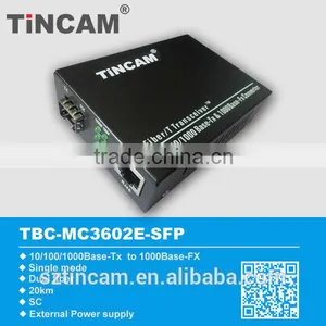 10/100/1000M Fiber Optic Media Converter ,with1310nm MM SC thumbnail-1