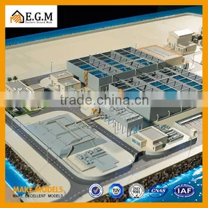 Industrial Factory Scale Models,Sewage Treatment Plant Model thumbnail-1