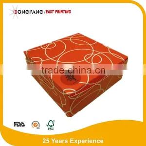 Full Color Printing Foldable Paper Cupcake Box Paper Cake Box of High Quality thumbnail-1