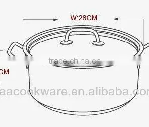 High Quality Promotion Items Stainless Steel Kitchenware With Stainless Steel Lid thumbnail-3