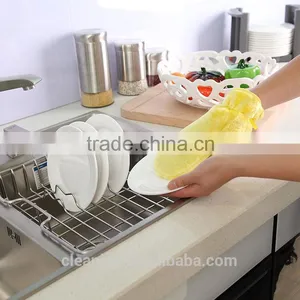 Magic Waterproof Oil Dishwashing Cleaning Gloves Wood Fiber China Supplier thumbnail-4
