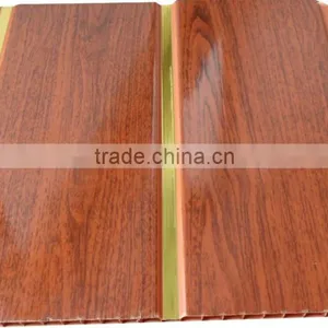 Trinidad 10'' Middel Groove Plastic Ceiling With Gold Strip G401 thumbnail-1