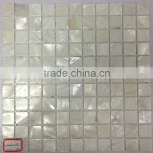 Elegant White Shell Mother of Pearl Mosaic thumbnail-1