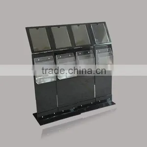 2015 New White Color Magazine Display Stand, Acrylic Sign Stand thumbnail-2
