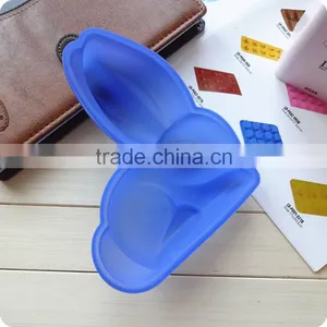 J293 Silicone Mould for Single Rabbit Shaped and Blue Microwave Oven thumbnail-2