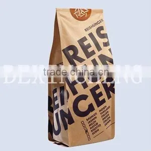 Heat Sealed Foil Lined Kraft Paper Rice Packaging Bags thumbnail-1