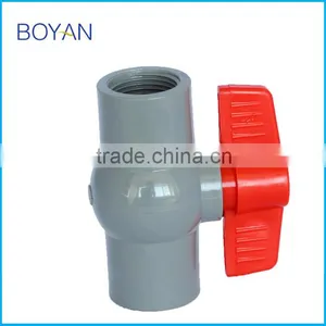 1/2" -6" Inch Plastic 2 Way Water Tap Connector Pipe Joint Ball Valve thumbnail-3
