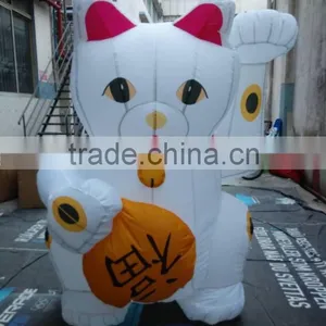 Cheap Custom Inflatable Cat Model, Advertising Inflatable Animal Cartoon Balloon thumbnail-1
