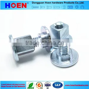 Customized OEM 12.9 Din933 Bolt Oval Neck Round Head Bolt thumbnail-1