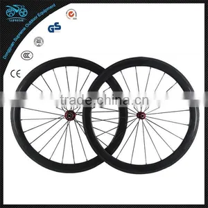High Quality Carbon Road Bike Wheels 700c 3K&gross/matte Finished Chinese Carbon Wheels thumbnail-1