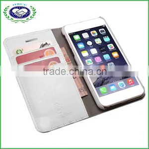Slim Origina Leather Card Slot Case Wallet Case Cover for Iphone Samsung s6 Core thumbnail-2