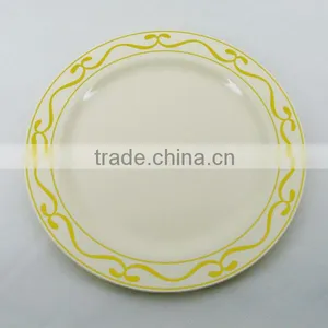 7.5'' Round Disposable Plastic Plate Hot Stamping thumbnail-1