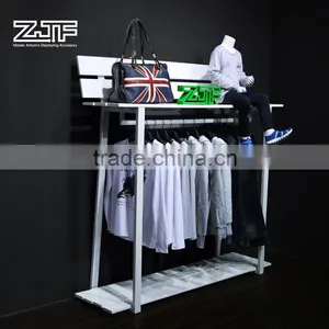ZJF Top Design White Clothes Display Rack, Handbags Display Rack thumbnail-1