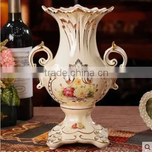 Factory Wholesale Luxury Ceramic Home Goods Vases in Jingdezhen thumbnail-1