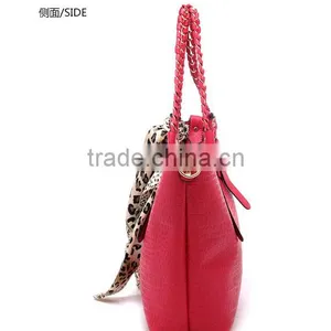 Women's Bags 2015 Spring and Summer Fashion Trend Macaron Gentlewomen Silk Scarf Decoration Cross-body Handbag thumbnail-4