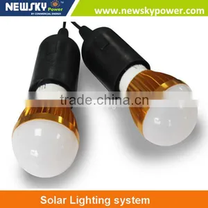 Solar Lighting System for Home Use off Grid Lighting and Cell Phone Charging Solar Light Kit thumbnail-5