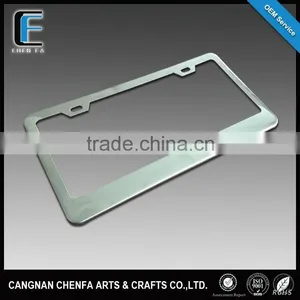 Hot Sale USA Standard Stainless Steel Blank Car License Plate Frame thumbnail-1