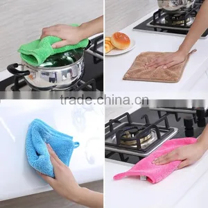 Factory OEM Coral Fleece Towel 25*25 thumbnail-4