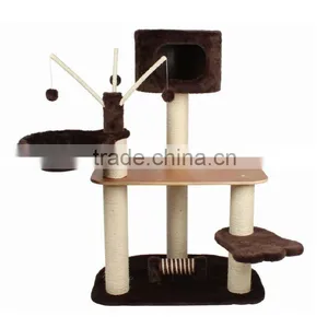 New Cat Tree With Feeding Bowl thumbnail-2