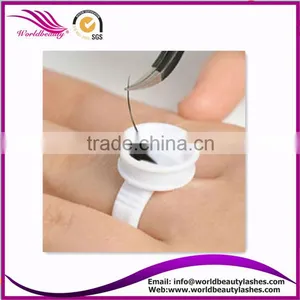 Disposable Plastic Glue Ring,professional Eyelash Extension Glue Holder Ring thumbnail-1