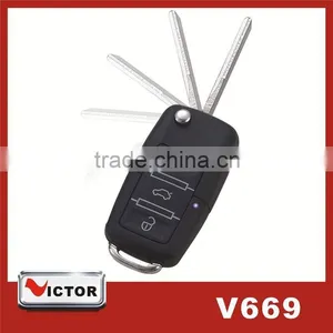 Universal Car Remote Transmitter With Key - V669 thumbnail-1