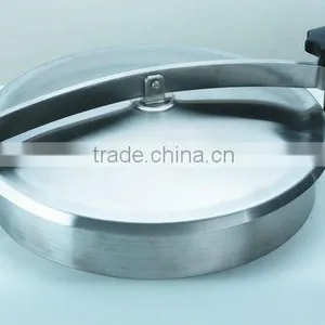 Sanitary Stainless Steel Round Manhole thumbnail-1