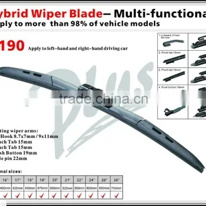 Car Accessories Wiper Blade in Windshield Wipers T190 thumbnail-1