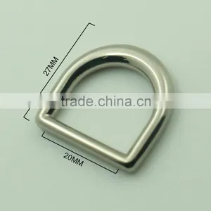 Wholesale Normal Eco Friendly 20mm Heavy Duty Metal Bag Fitting d Ring thumbnail-2