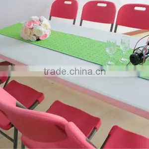 8ft Cheap Plastic Folding Table With Competitive Price and High Quality thumbnail-1