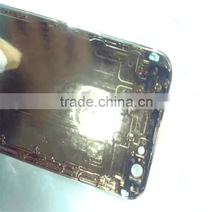 Mirror Gold Back Housing for IPhone 6 Plus , Deep Engrave Back Housing for IPhone thumbnail-4