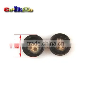 11.5mm(18L) Fashion Wood Grain Resin Buttons 4 Holes Sewing Craft DIY Accessories For Bag Shoe Garment #FLN004-11.5B thumbnail-1