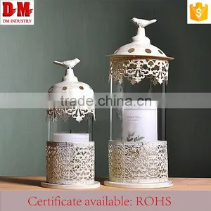 Metal Fancy Wedding Garden Decoration Floor Standing Lantern thumbnail-1
