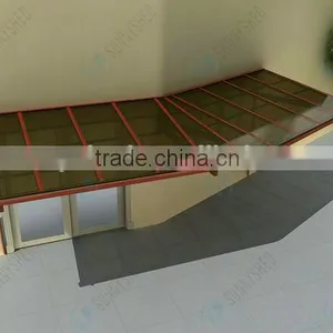 Modern Chinese Window Awnings Customised Aluminum Awning by Sunnyshed thumbnail-5