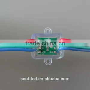 DMX512 Led Pixel String Light,DC5V Input;full Color;50pcs a String,waterproof IP68;Square Shape thumbnail-5