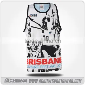 Custom Design Cheap Price Gym Singlet thumbnail-2