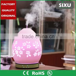 Ceramic Multi-color Led Light Air Humidifier Desktop Aroma Diffuser thumbnail-1