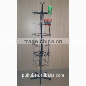 High Quality 4 Sides Rotating Plastic Cup Display Stand From China Manufacturer thumbnail-5